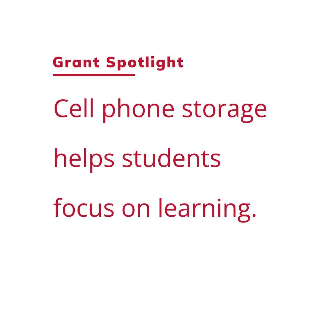 HEF Grant Spotlight: Holland High School's Tyler Mouw (9-12 Grades) received HEF Funding for Holland Virtual Tech (HVRT) High School Supplies.

"When implementing the cell phone charging station, we noticed immediately improved focus from studen