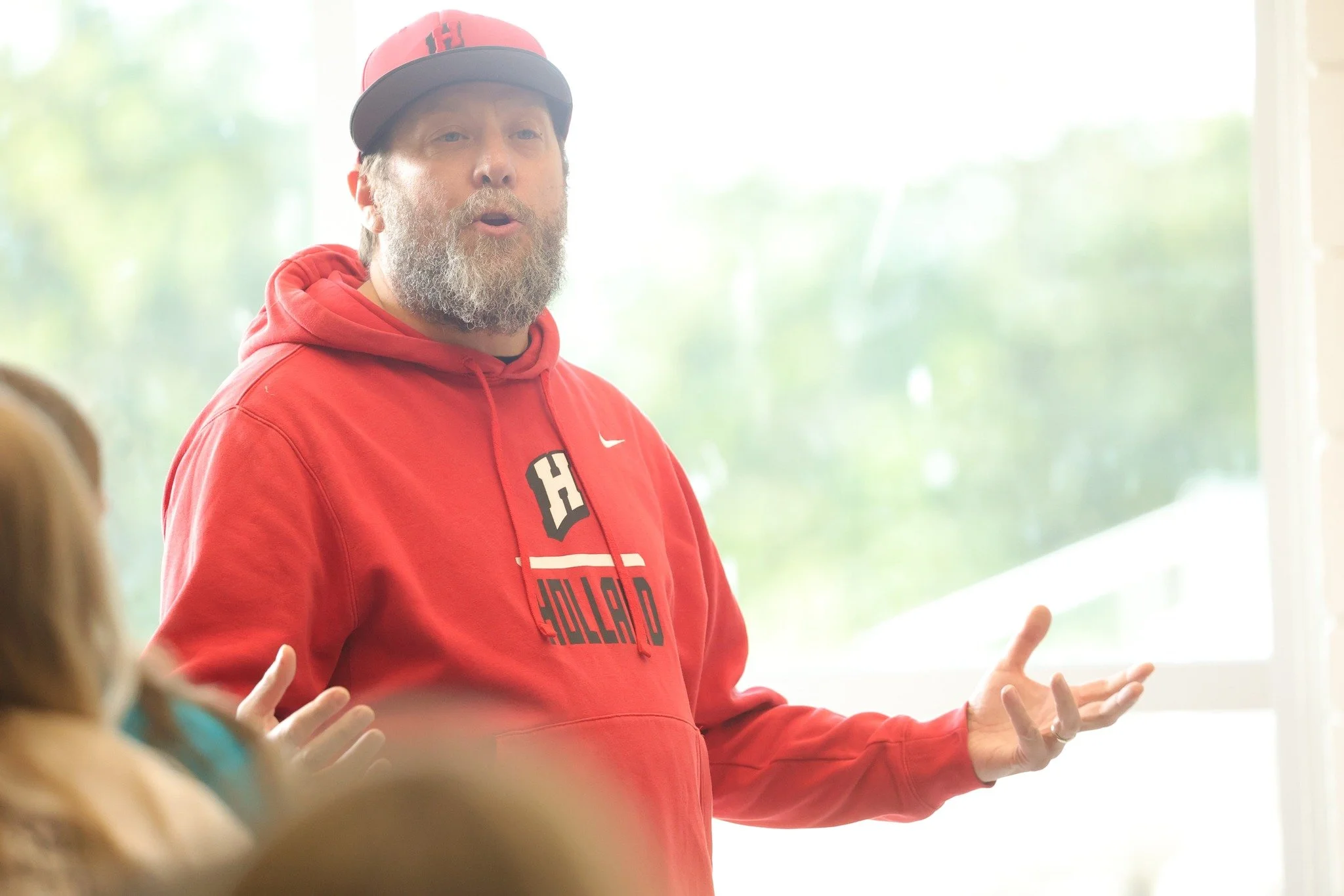 Holland Middle School's Derek Orme (7th, 8th Grade) received HEF funding that helped all 7th and 8th graders at HPS participate enriching lessons otherwise unavailable without the smart TV bought with the grant.

"During a simulation related to 