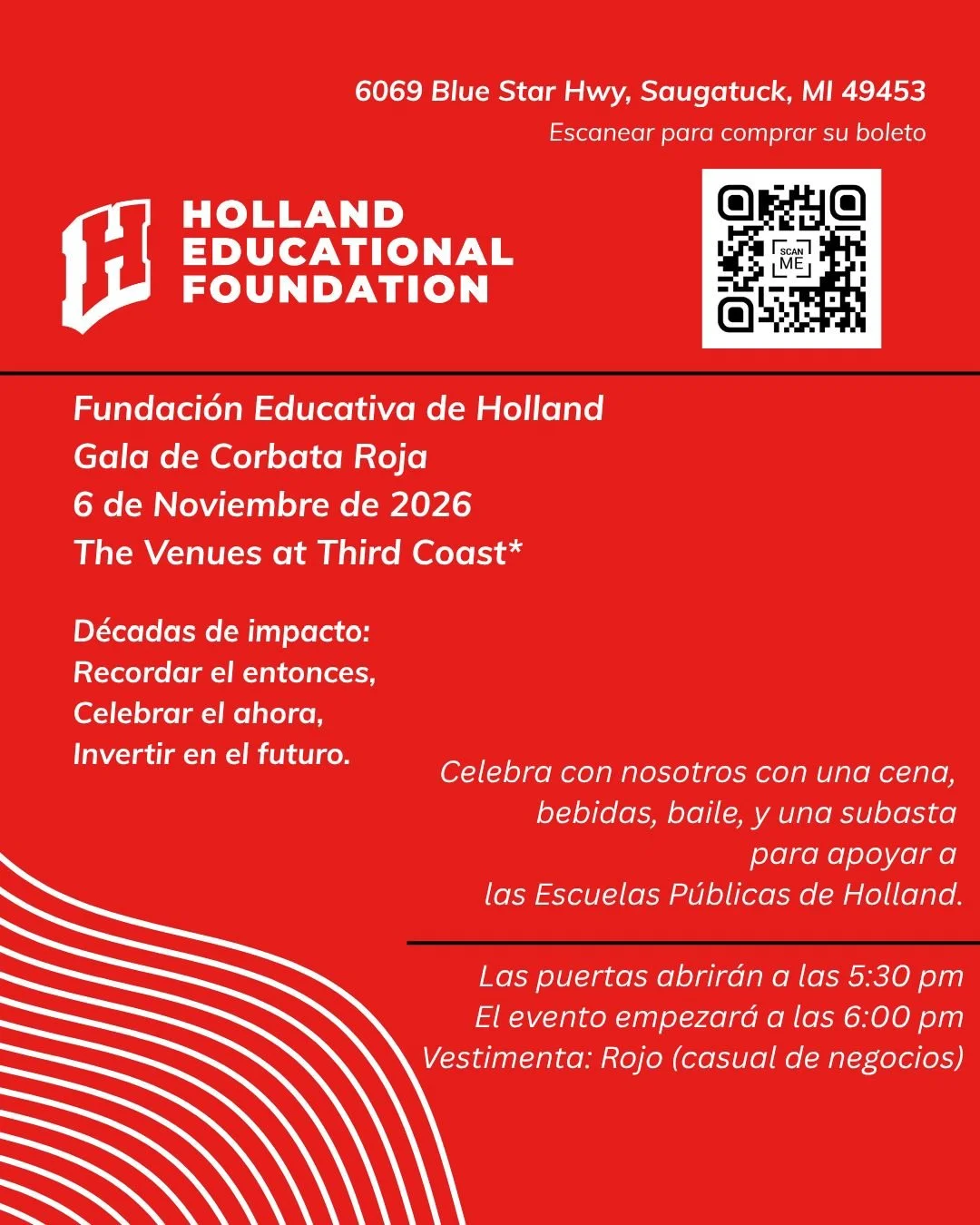 Want some GREAT weekend plans in November? Follow the link in bio for HEF Red Tie Gala - you won't regret it!