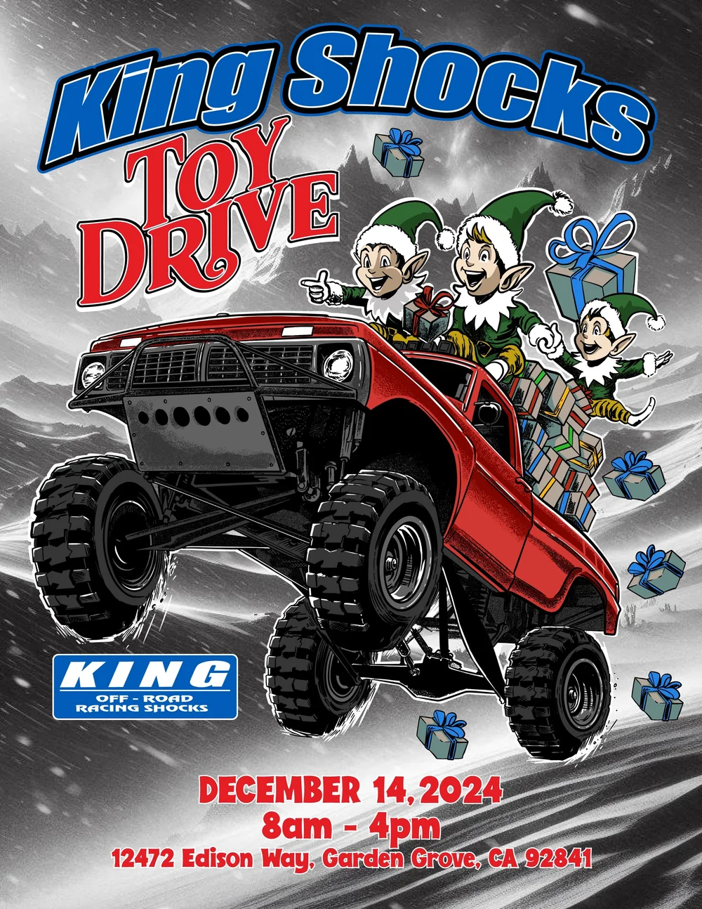 King Shocks Toy Drive 2024 in Garden Grove