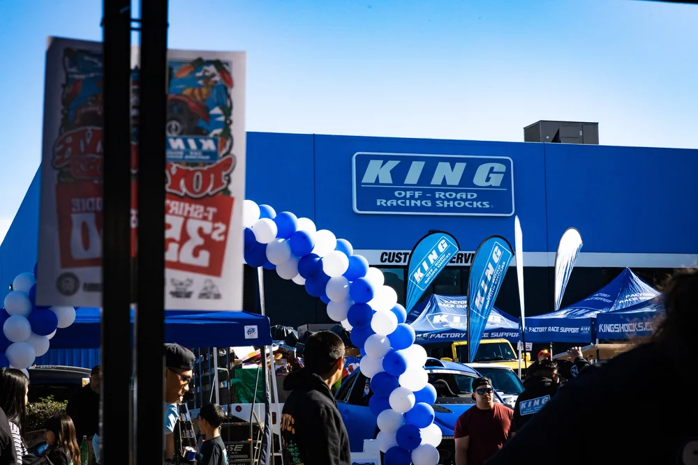 Crowds between custom rigs at RXR x City of Brea