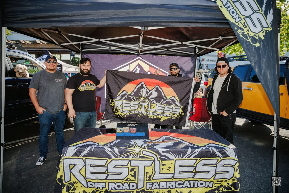 Rodeo x Rigs community — the crowd on the lot