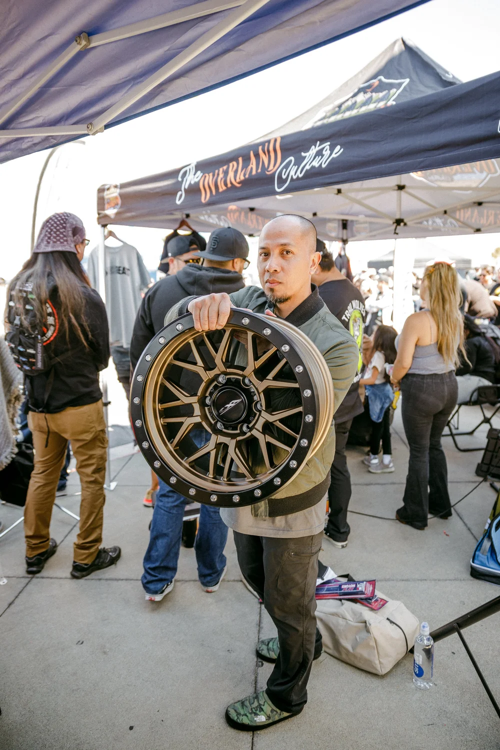 Rodeo x Rigs community — the crowd on the lot