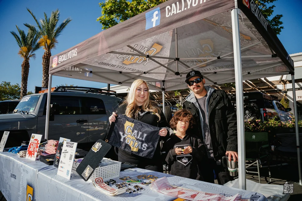 Rodeo x Rigs community — the crowd on the lot