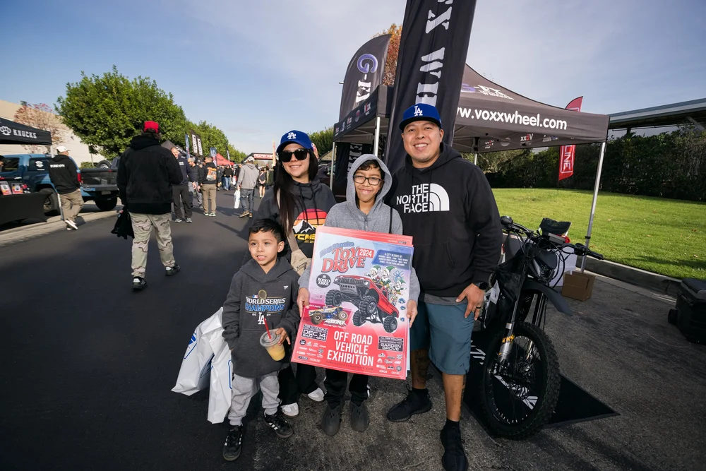 King Shocks Toy Drive — build on the lot