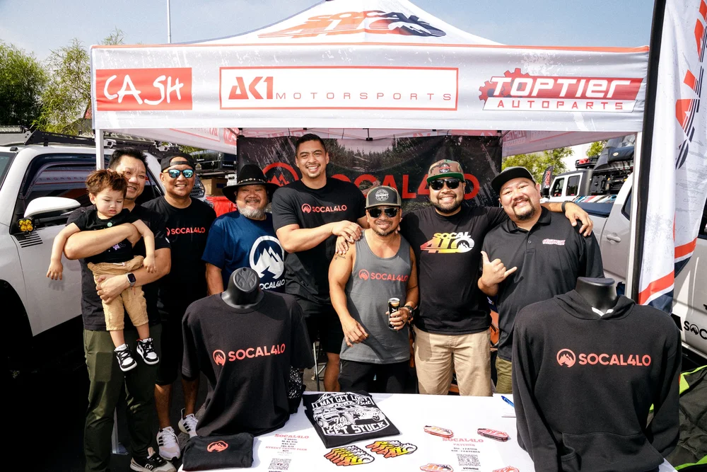 Rodeo x Rigs community — the crowd on the lot