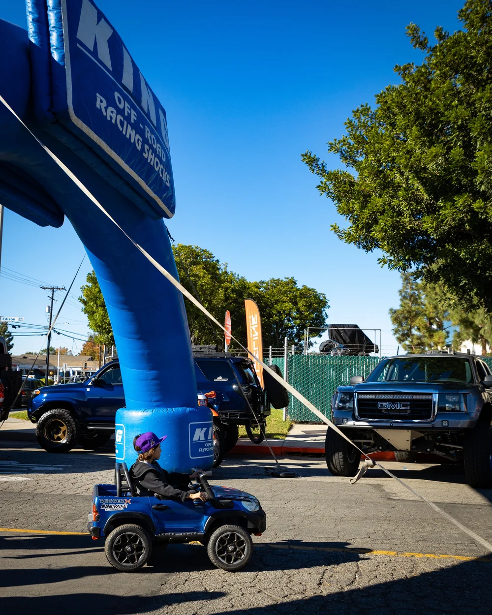 King Shocks Toy Drive — the community on the lot