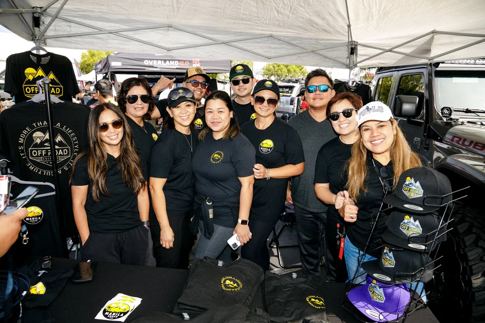 Rodeo x Rigs community — the crowd on the lot
