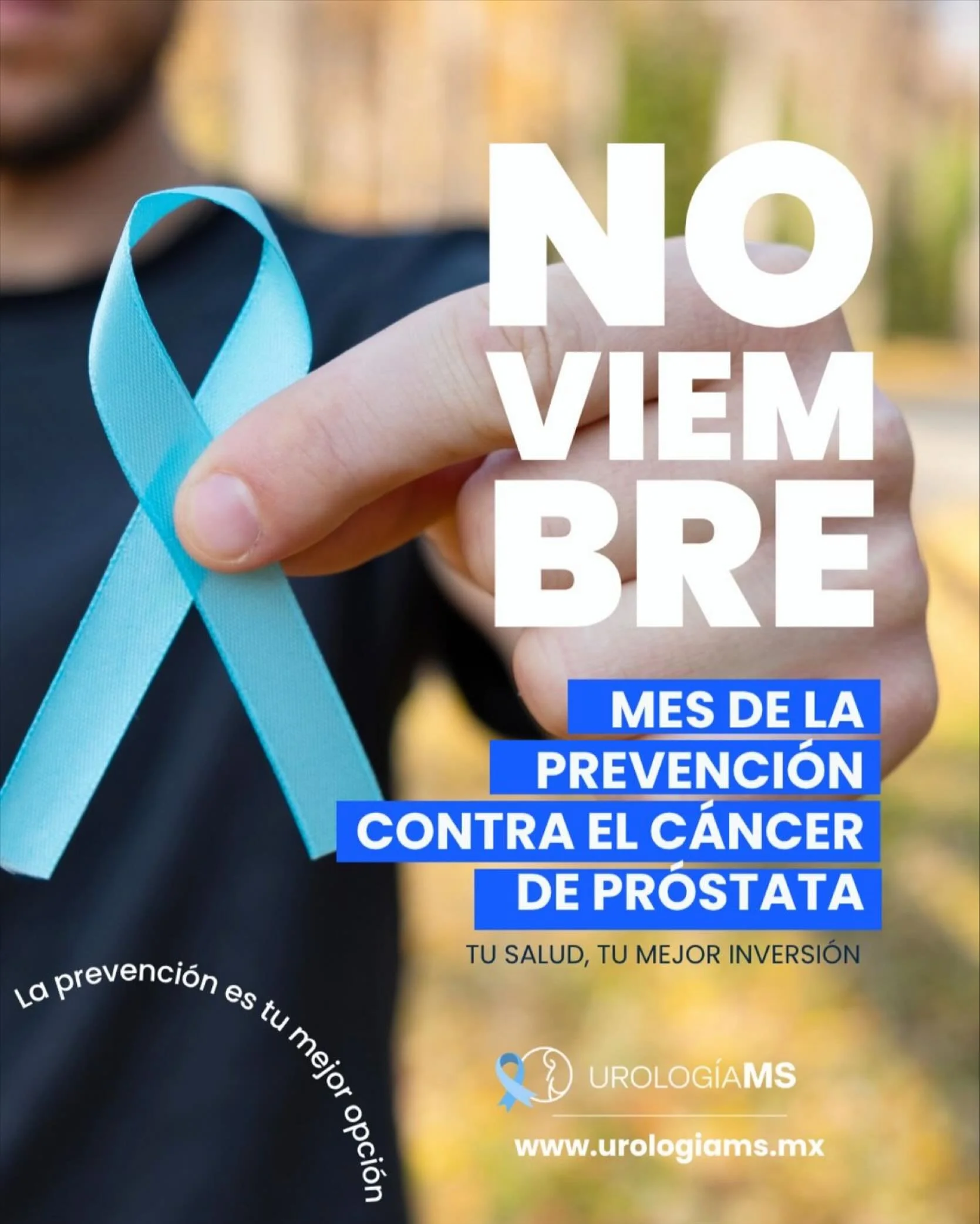 🩵 Noviembre: mes de la prevenci&oacute;n contra el c&aacute;ncer de pr&oacute;stata
Una revisi&oacute;n a tiempo puede marcar la diferencia.

El ant&iacute;geno prost&aacute;tico espec&iacute;fico (PSA) es una prueba sencilla que permite detectar al