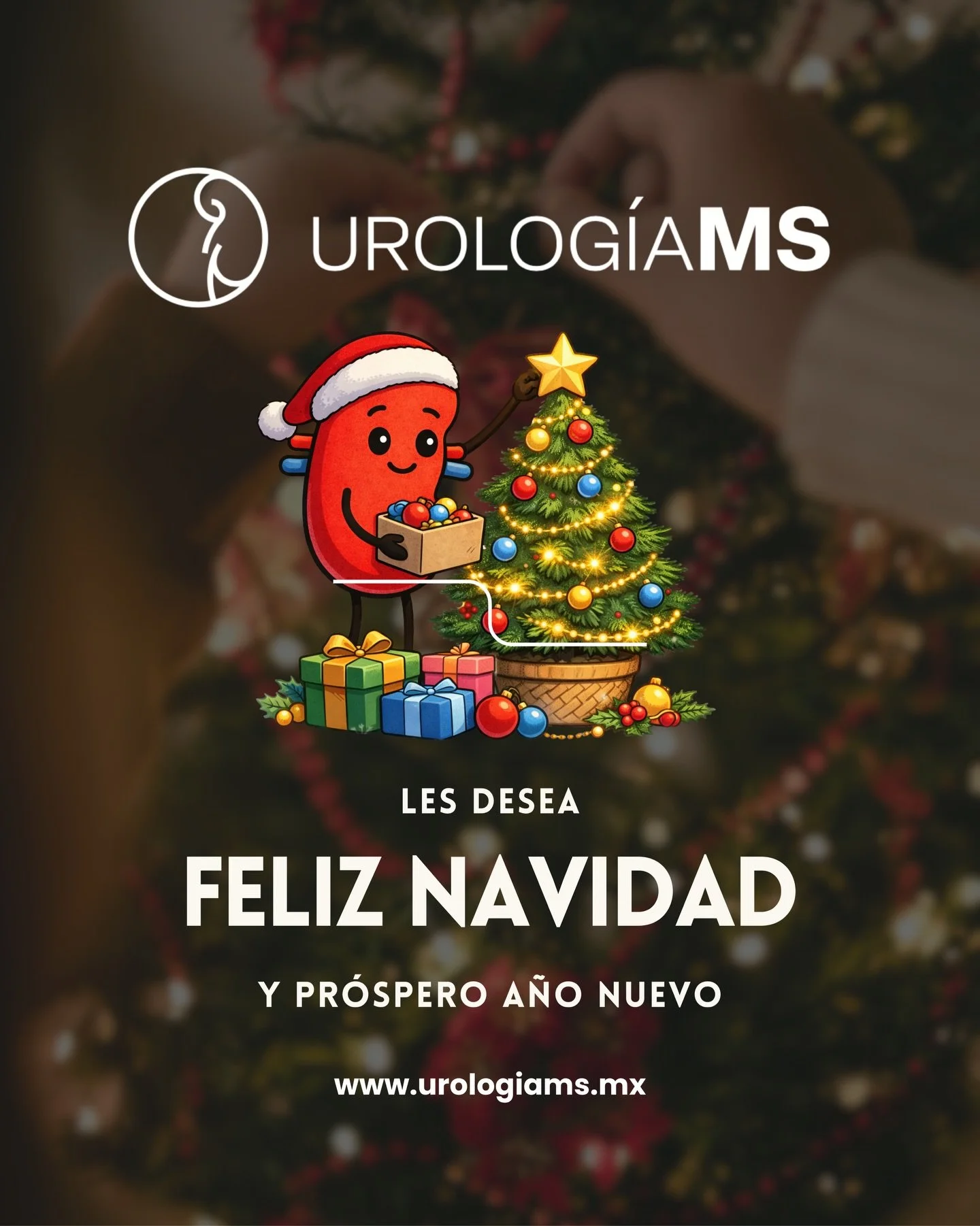 🎄 Esta Navidad, reg&aacute;late salud 🎄

Que estas fiestas est&eacute;n llenas de paz, descanso y momentos en familia.
Recuerda que cuidar tu salud tambi&eacute;n es una forma de amor propio.

En Urolog&iacute;a MS, la prevenci&oacute;n y el cheque