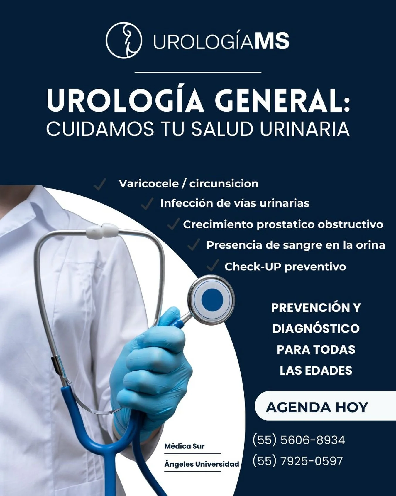 La salud del sistema urinario es fundamental para el bienestar general.

En urolog&iacute;a general se abordan diversas condiciones que pueden afectar la calidad de vida, desde infecciones urinarias y crecimiento prost&aacute;tico, hasta la presencia