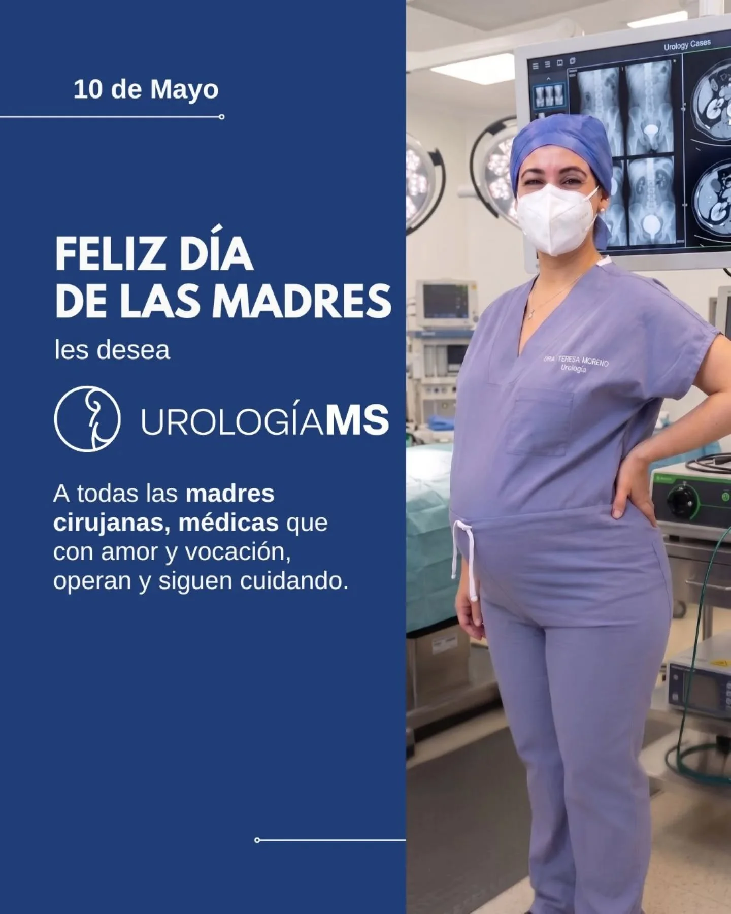 Feliz d&iacute;a a todas las madres cirujanas, m&eacute;dicas que con amor y vocaci&oacute;n, operan y siguen cuidando. 

#FelizDiaDeLasMadres