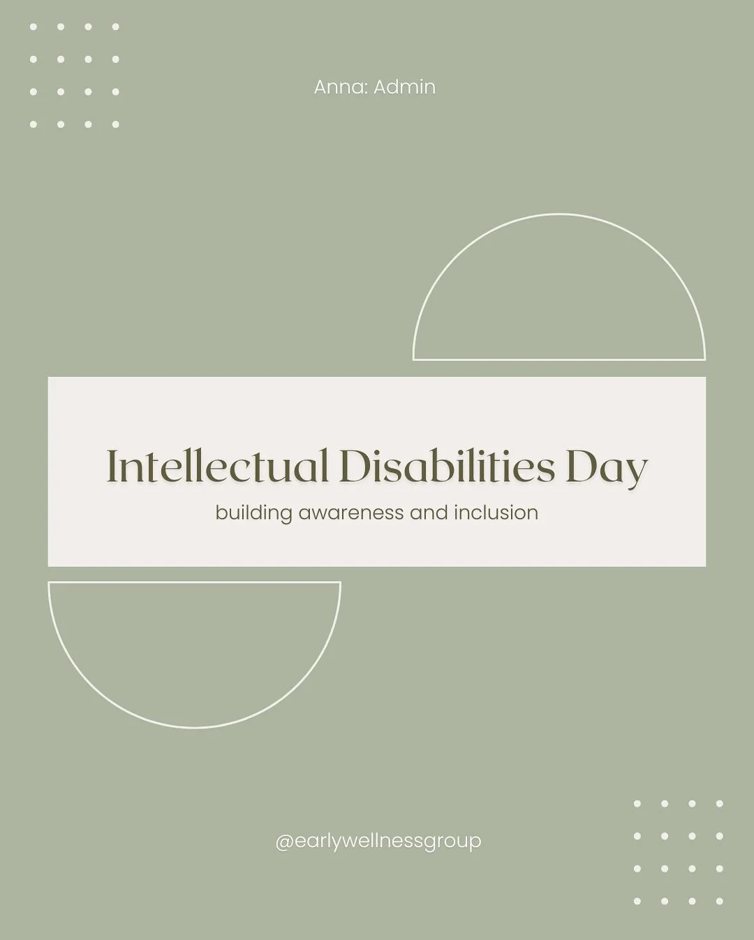 Every mind is unique. Today we celebrate abilities, advocate for inclusion, and honor diversity. 💛 #IntellectualDisabilitiesDay