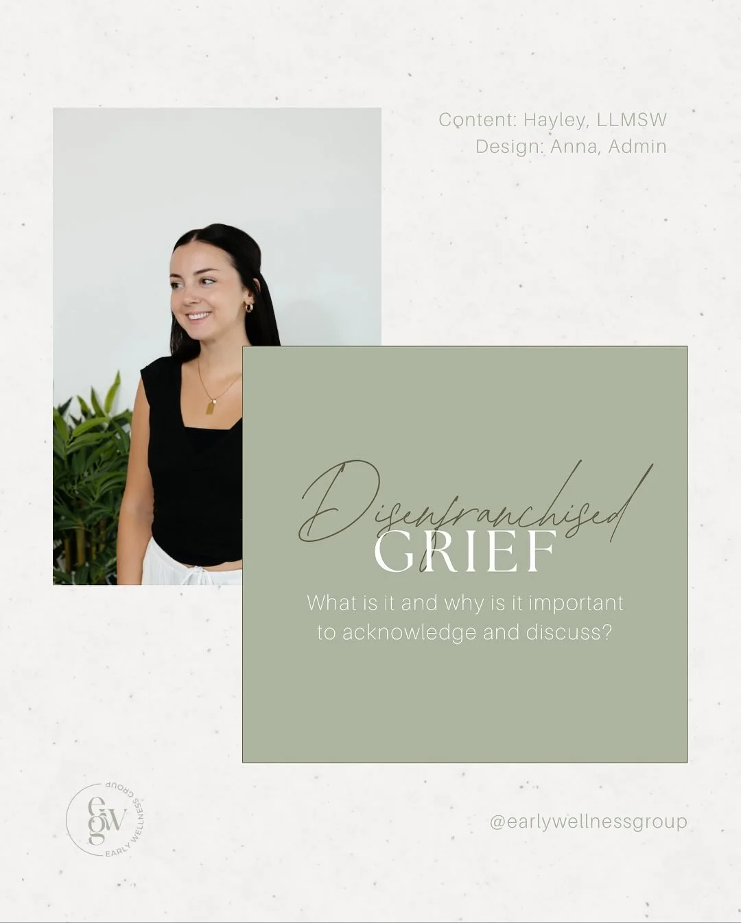 Disenfranchised grief is the kind of grief that often goes unseen. The losses society doesn’t always recognize or validate. But every form of grief deserves space, compassion, and healing.💚 
#mentalhealth #grief #disenfranchisedgrief #therapy