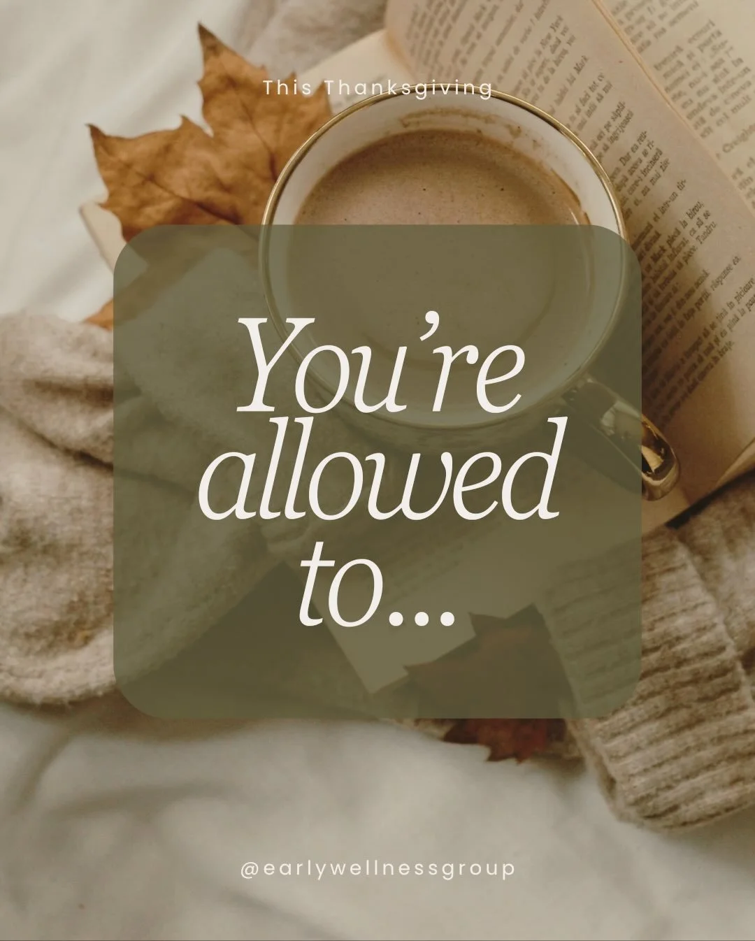 The holidays can bring up a mix of emotions, expectations, and old patterns, and that&rsquo;s completely human. This season, give yourself permission to move at your own pace, honor your boundaries, and show up in ways that feel aligned with your men