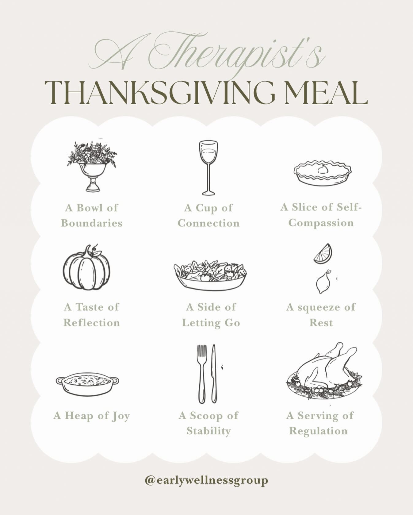 Holidays can bring warmth, connection, and meaning, but they can also stir up pressure, old wounds, family stress, and emotional overload. So here&rsquo;s your gentle reminder: you&rsquo;re allowed to build your own plate this season, one choice at a