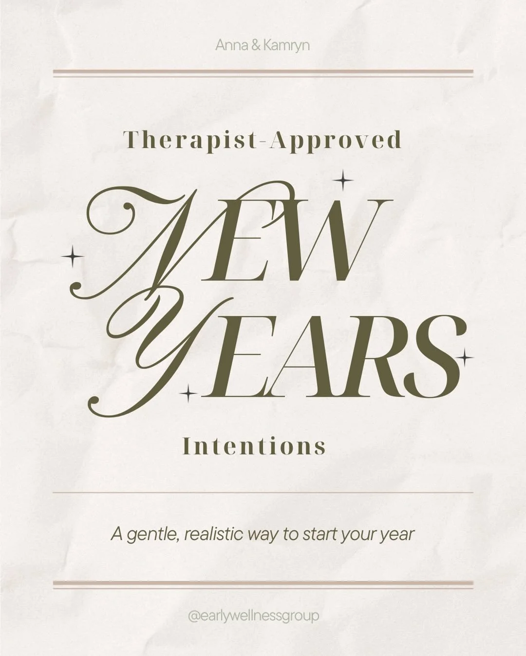 As the new year approaches, it can bring hope, pressure, and everything in between. This is a gentle reminder that intentions do not have to be rigid, performative, or rooted in self-criticism.

New year intentions can be about alignment rather than 