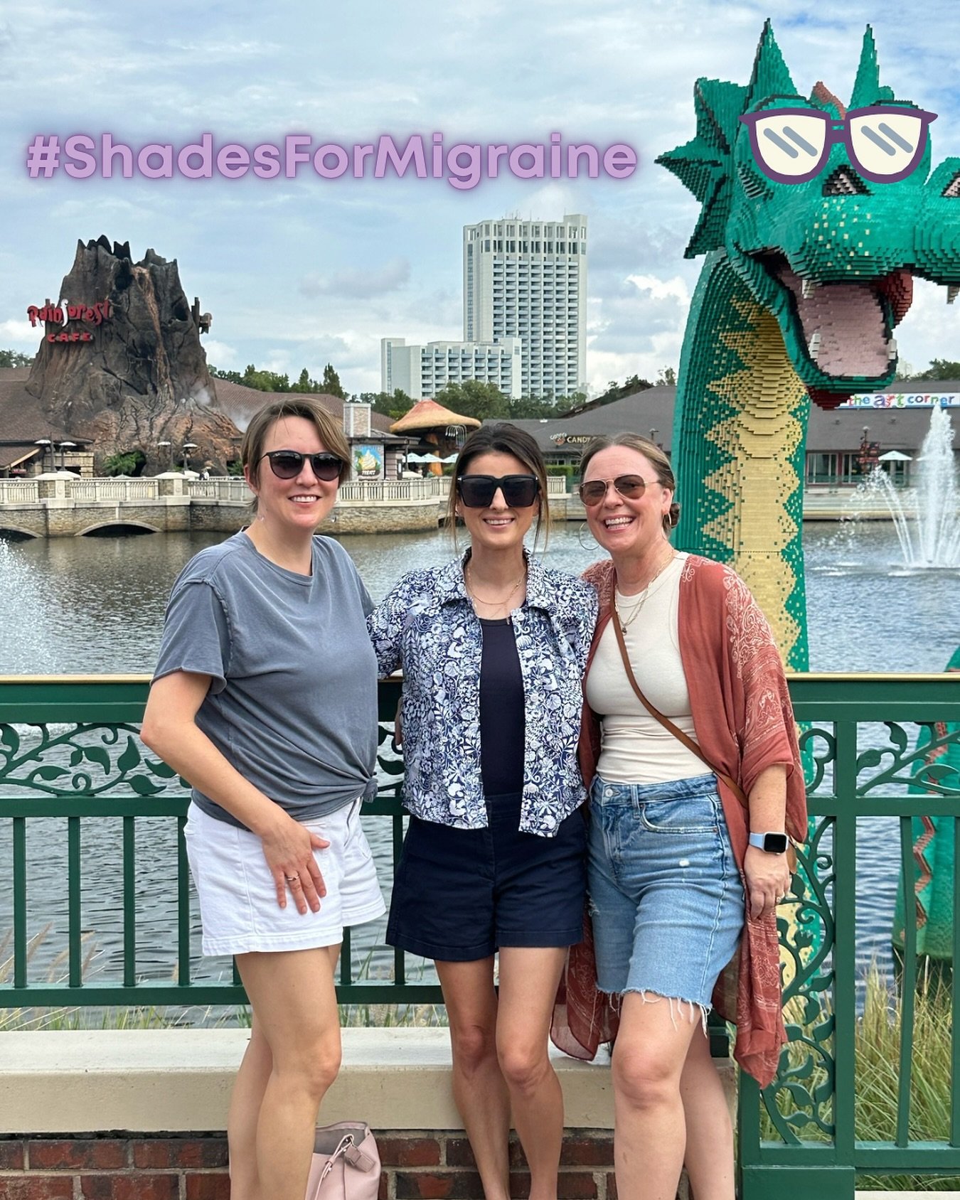 🕶️ Tomorrow is Shades for Migraine Day! 💜 @daniellefoundation, @migraineatschool, and @parentingwithmigraine are ready with our shades 😎

Every June 21, we wear sunglasses to show support for the 1 billion people living with migraine.

Why sunglas