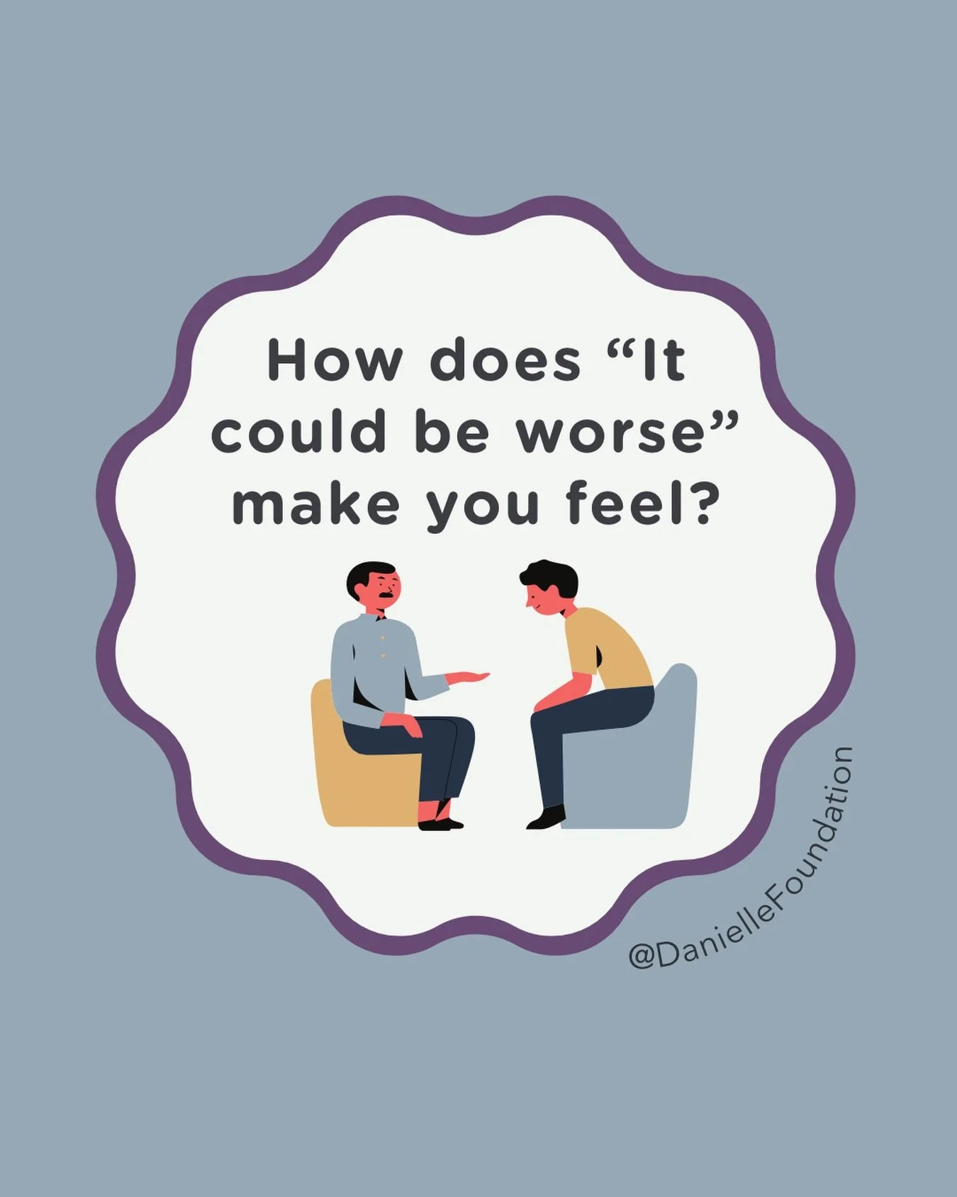 When someone says, &ldquo;It could be worse,&rdquo; but your migraine disease is already stealing your ability to think, move, eat, or show up&hellip;

Pain isn&rsquo;t a competition.
And you&rsquo;re allowed to acknowledge yours.

💬 Have you heard 