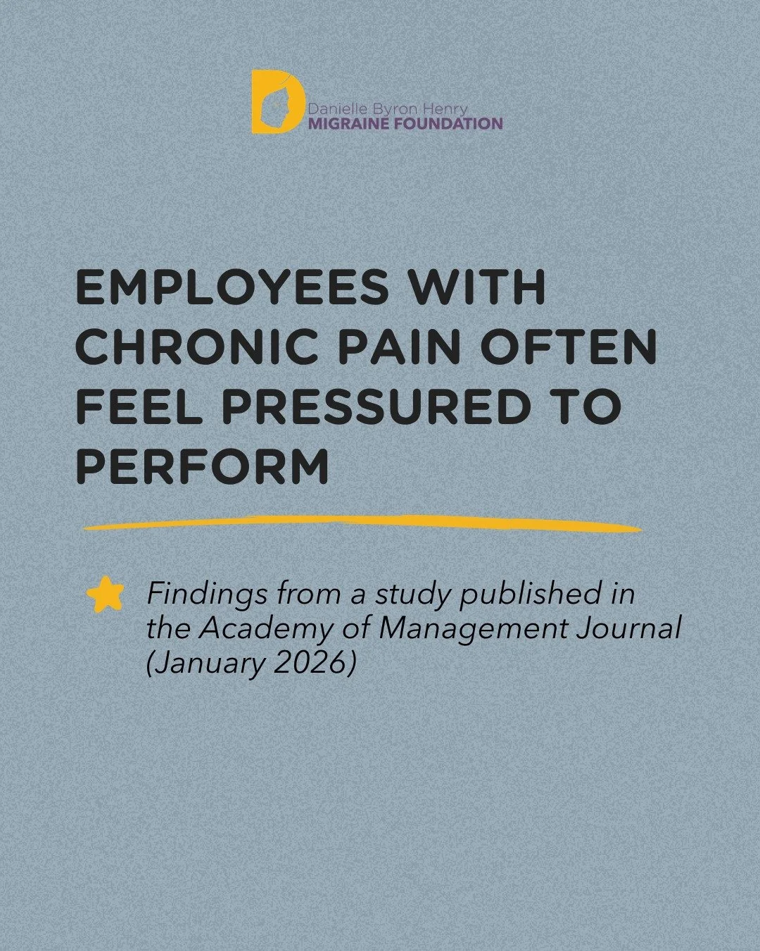 Working through symptoms has become normal for too many people. 

Many people feel the pressure to show up at work. They worry about losing their job, needing the paycheck, falling behind, or being seen as unreliable. Migraine isn&rsquo;t always visi