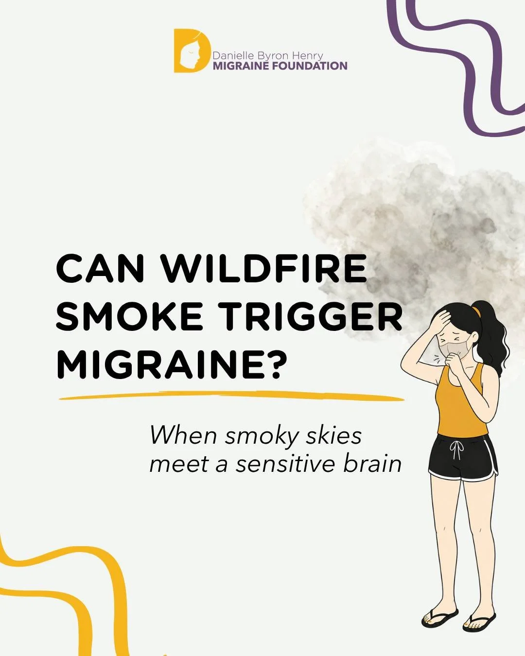 The skies may look hazy, but what does that actually mean for people living with migraine?

Wildfire smoke from the ongoing fires in Canada and the western United States, including Utah, has traveled hundreds, even thousands, of miles, leading to poo