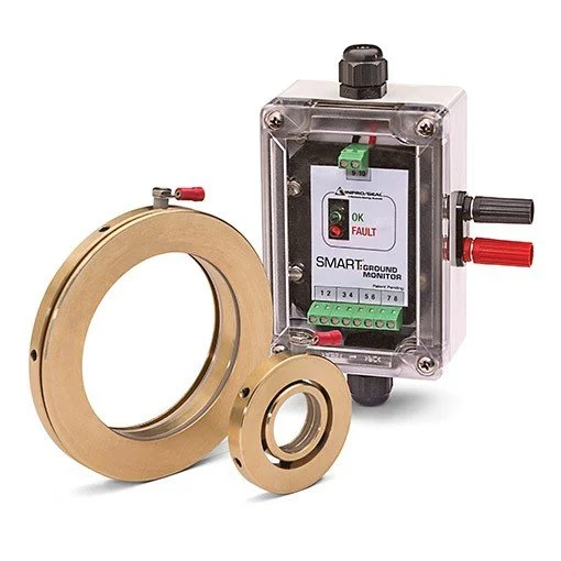 Electromagnetic ground testing devices with a large coil and a compact monitor for ground fault detection.