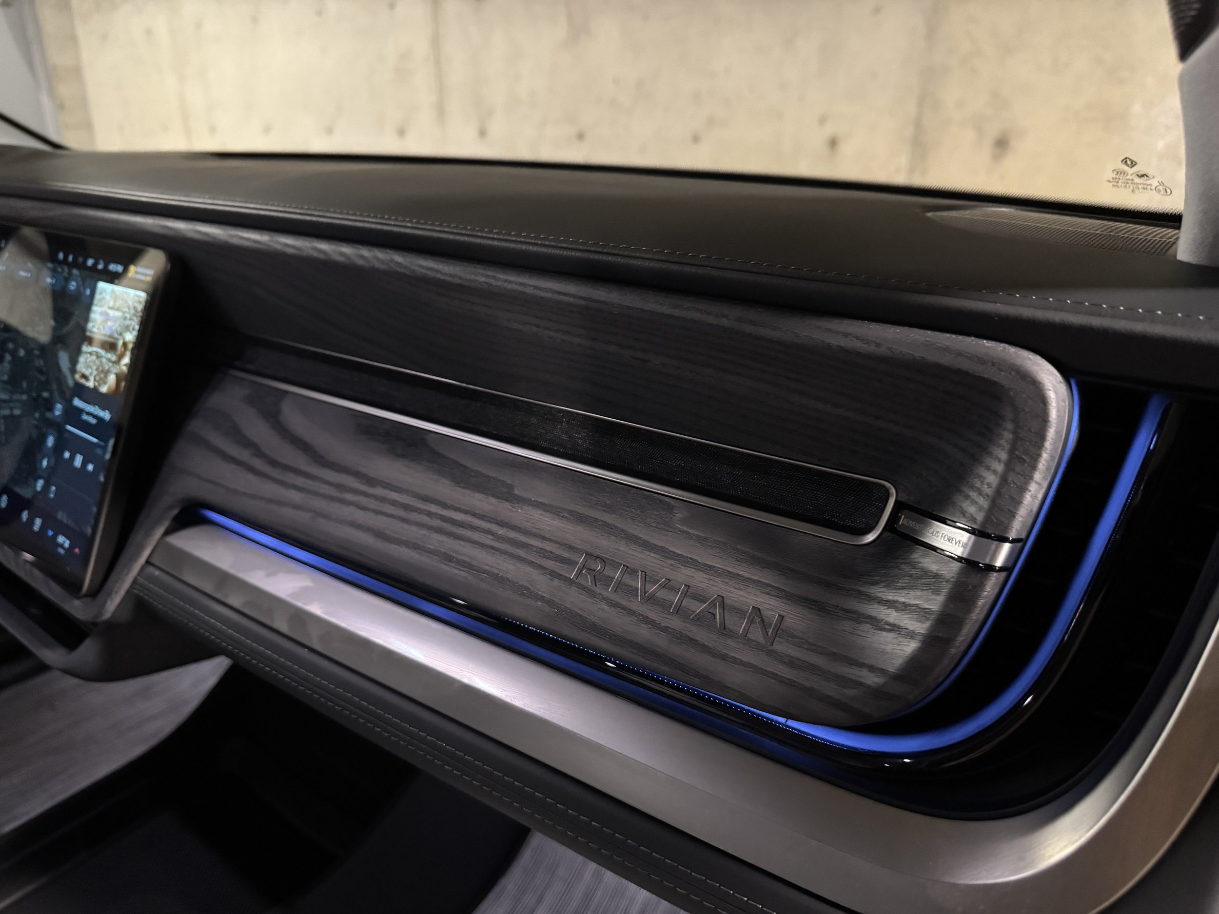 Rivian Dark Ash Wood