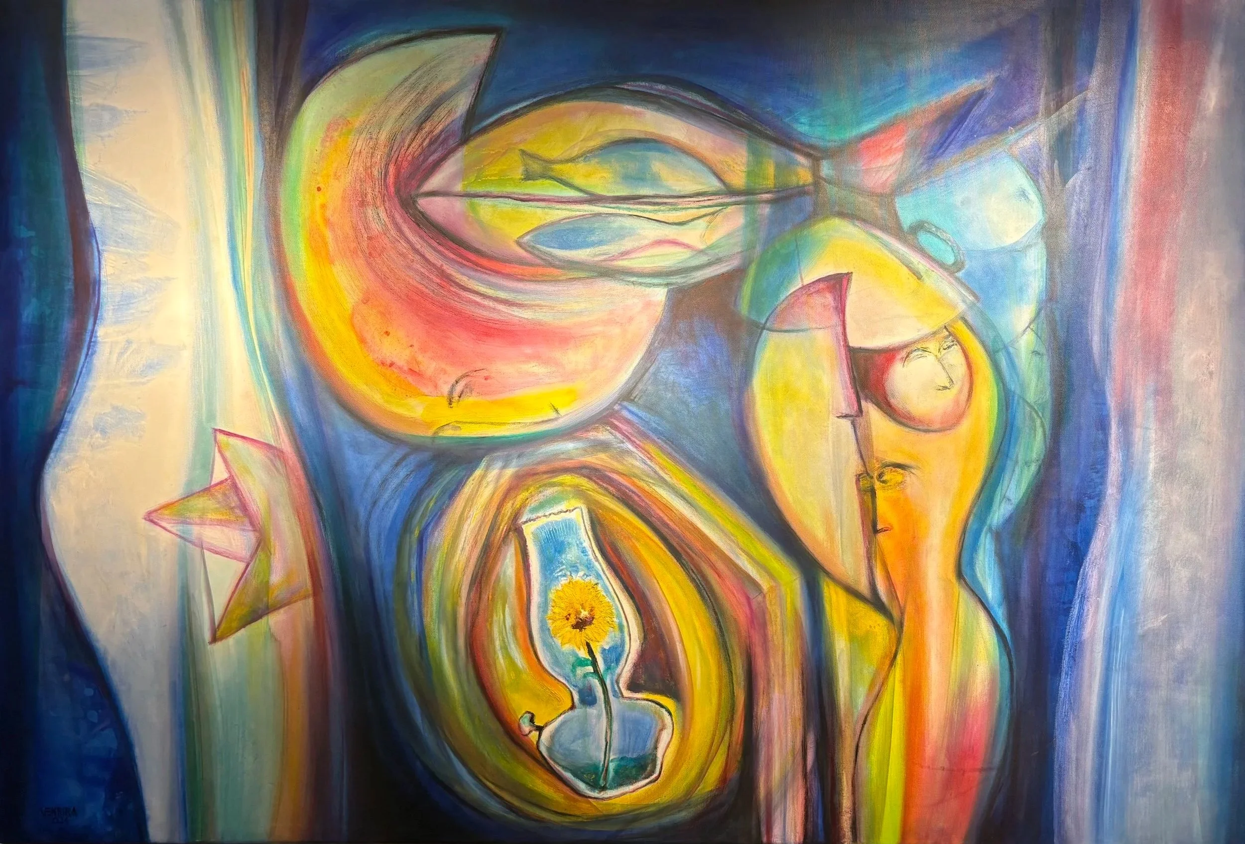Solo Exhibition "Memoria Insular" with Artist Ventura Gonzalez 