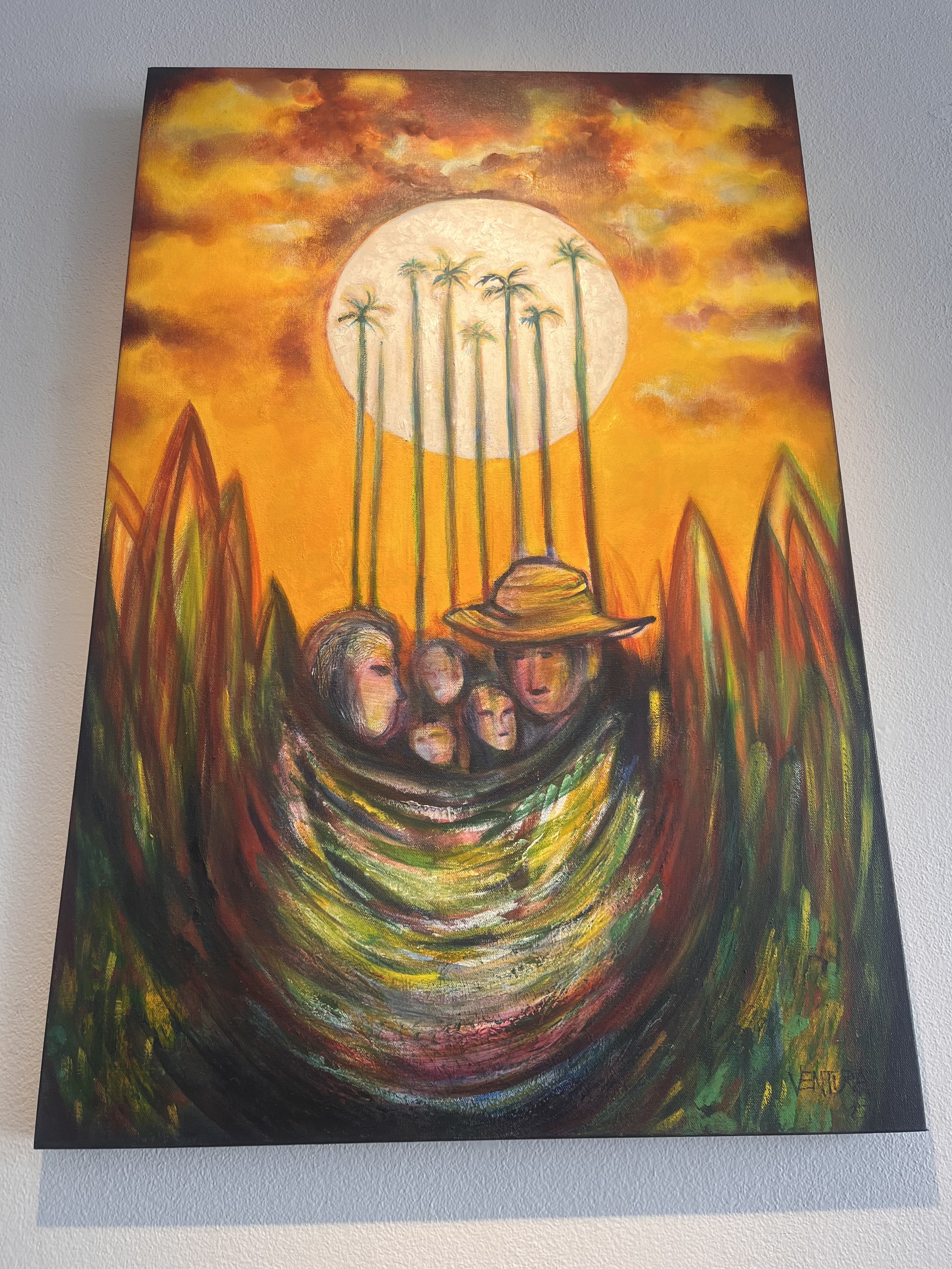 Paisaje 2025, Oil on canvas, 36 in x 24 in 