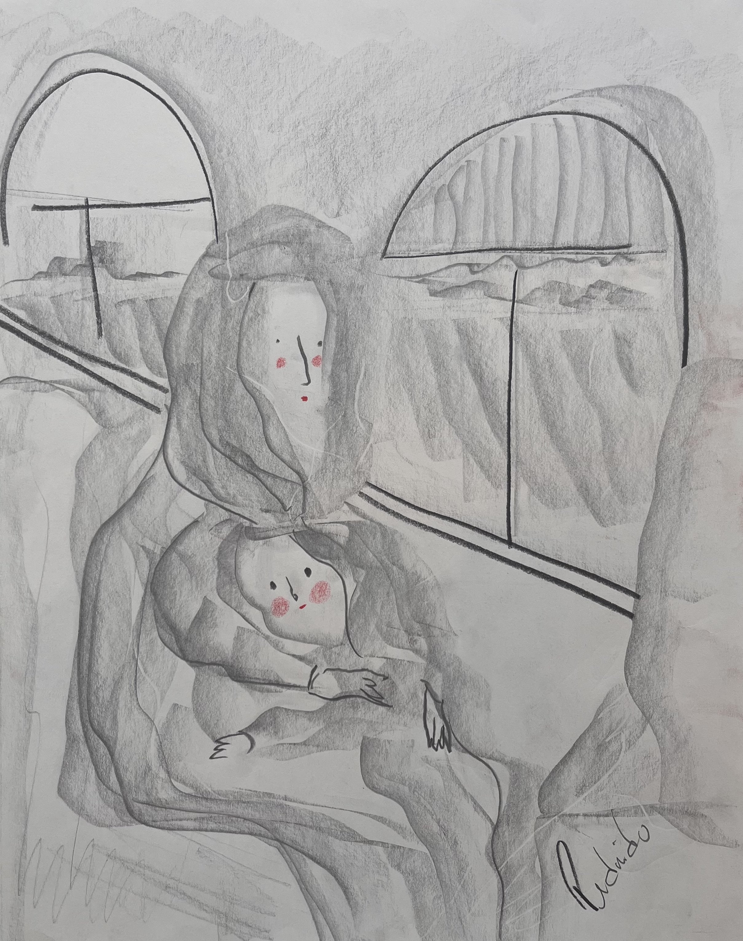 Mother on Train