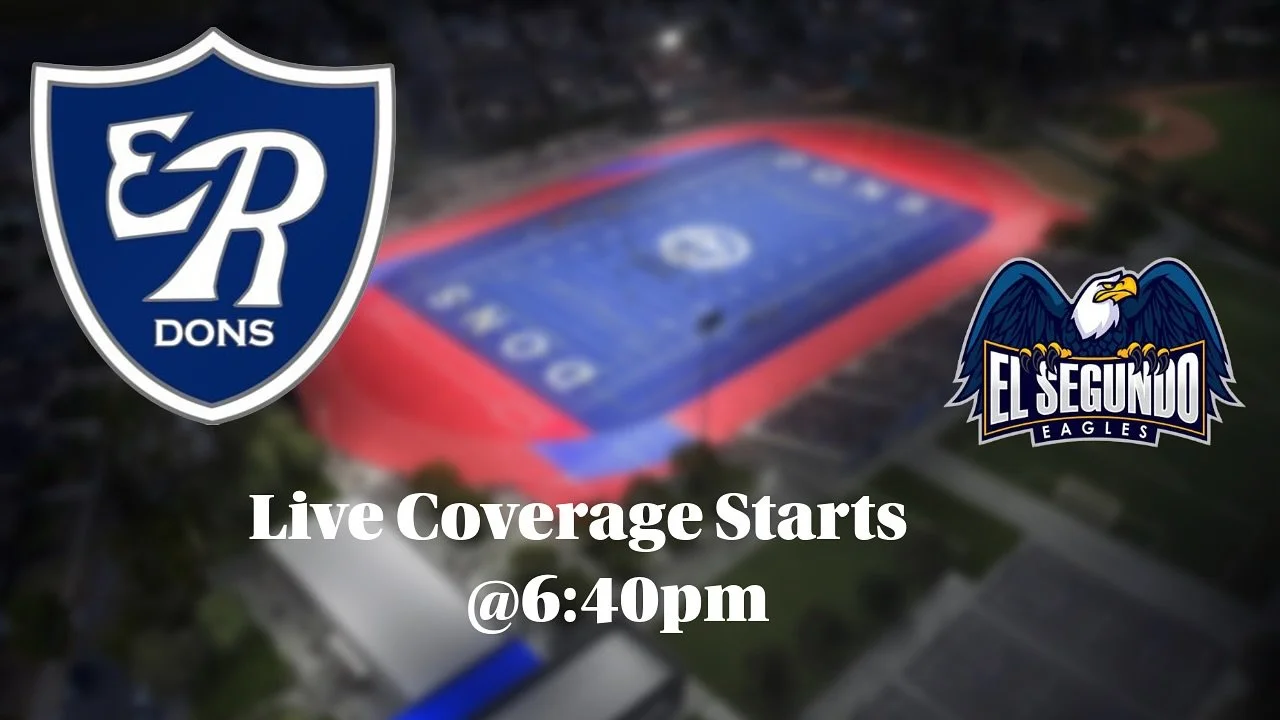 Tonight live from Don Memorial Stadium, the El Rancho Dons take on the El Segundo Eagles at 7pm. Live coverage starts at 6:40pm on our YouTube channel. #defendtheranch🐎🏈