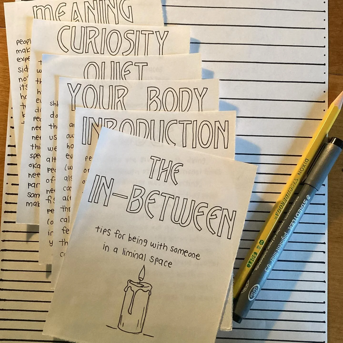 new zine for february! inspired by the births &amp; deaths &amp; transitional spaces i&rsquo;ve been in. check the 🔗 and then head to ZINES on my lil website to get zine mail in a few weeks 💌