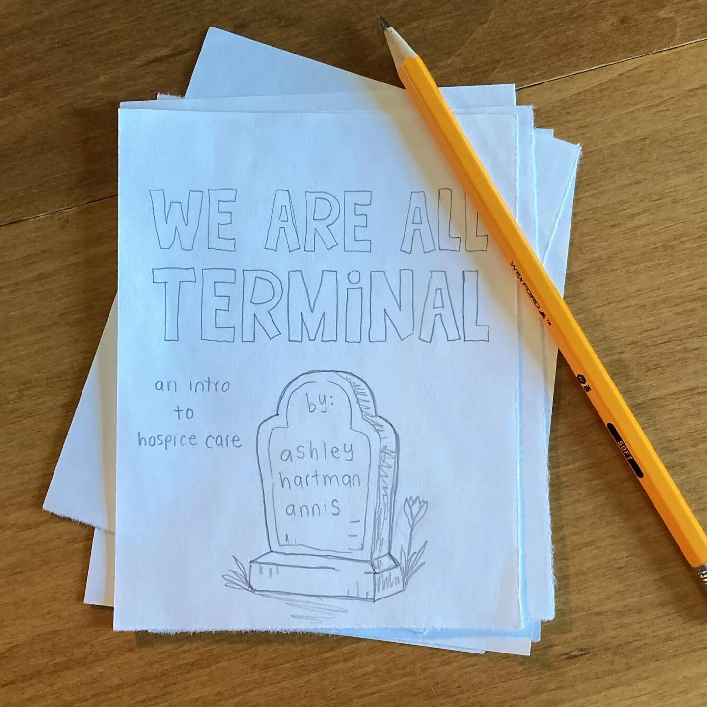 deathy zines comin&rsquo; at ya 💀🪦🌷