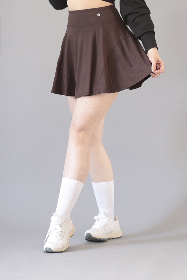 Falda Short Élite Espresso Flow