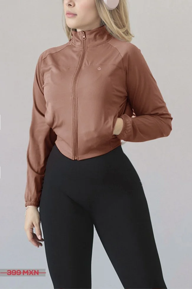 Chamarra Deportiva Clay Caramel