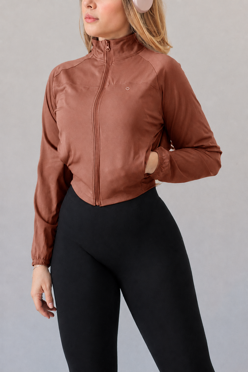 Chamarra Deportiva Clay Caramel