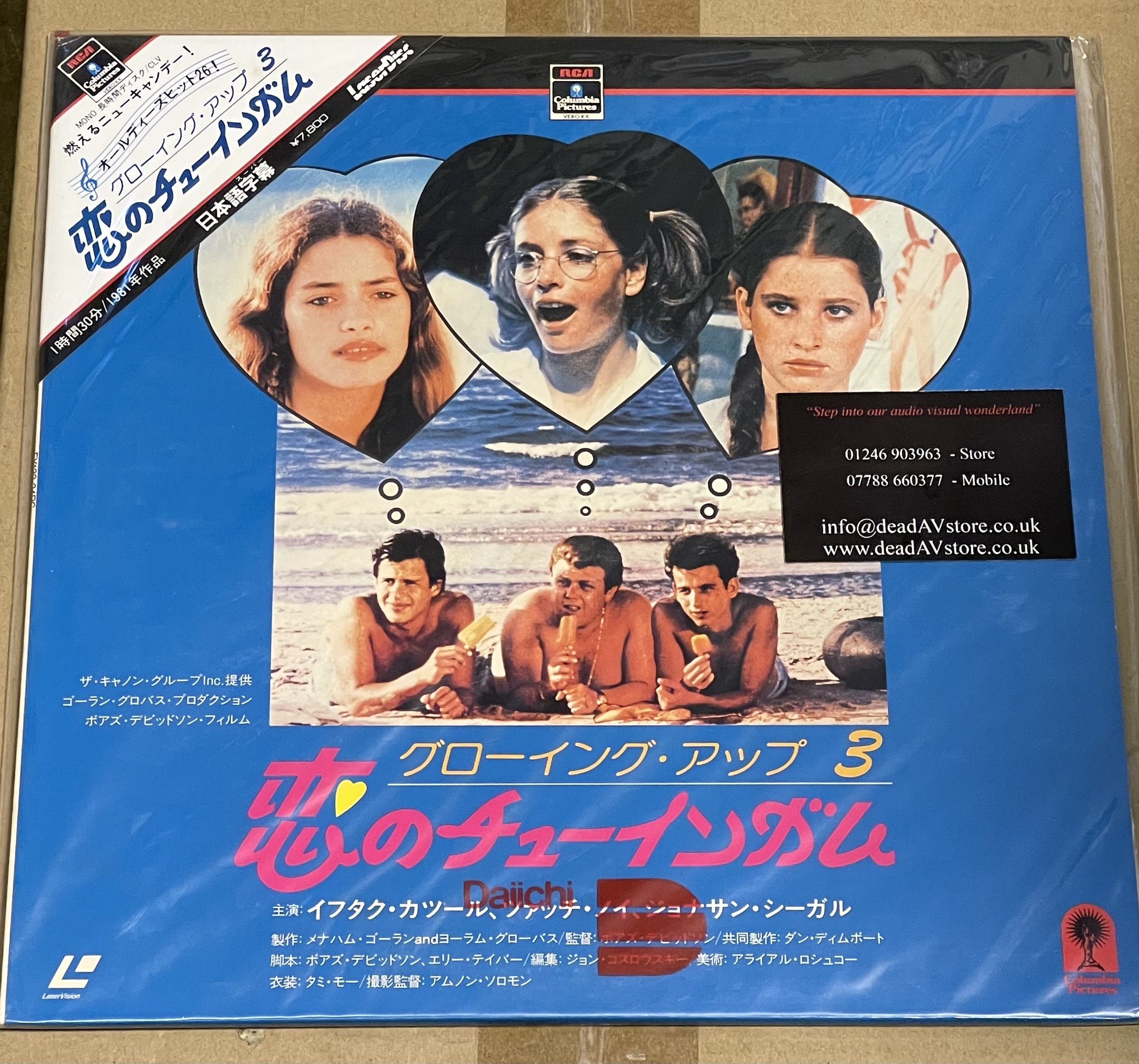 Lemon Popsicle 3: Hot Bubblegum Laserdisc LD