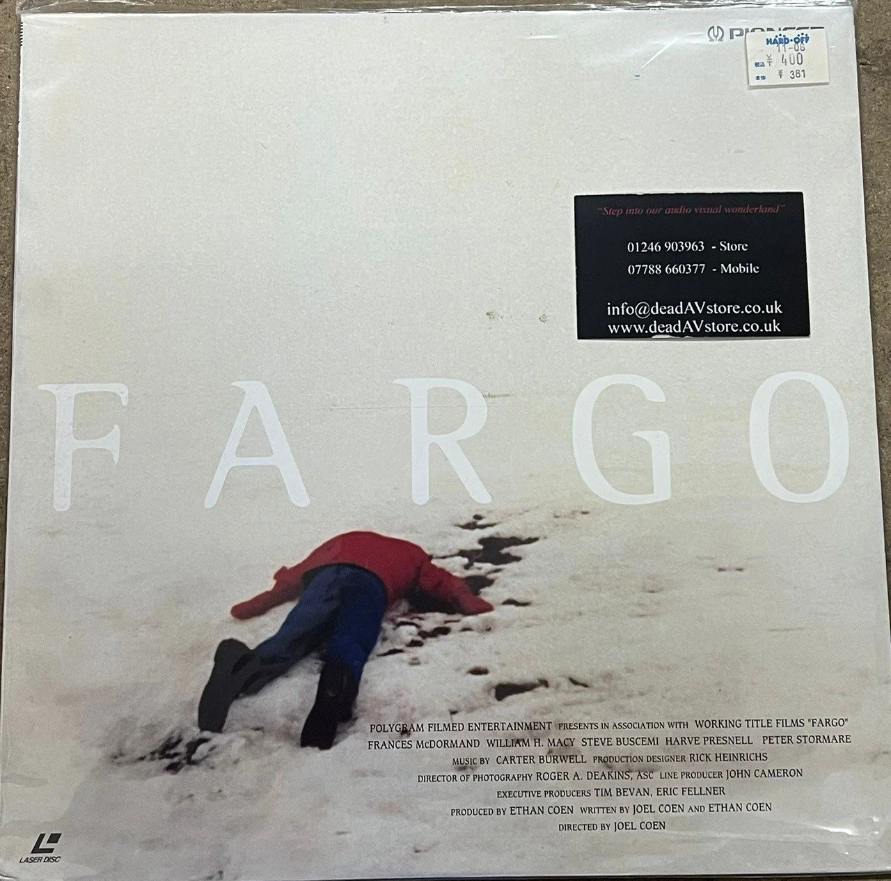 Fargo Laserdisc LD