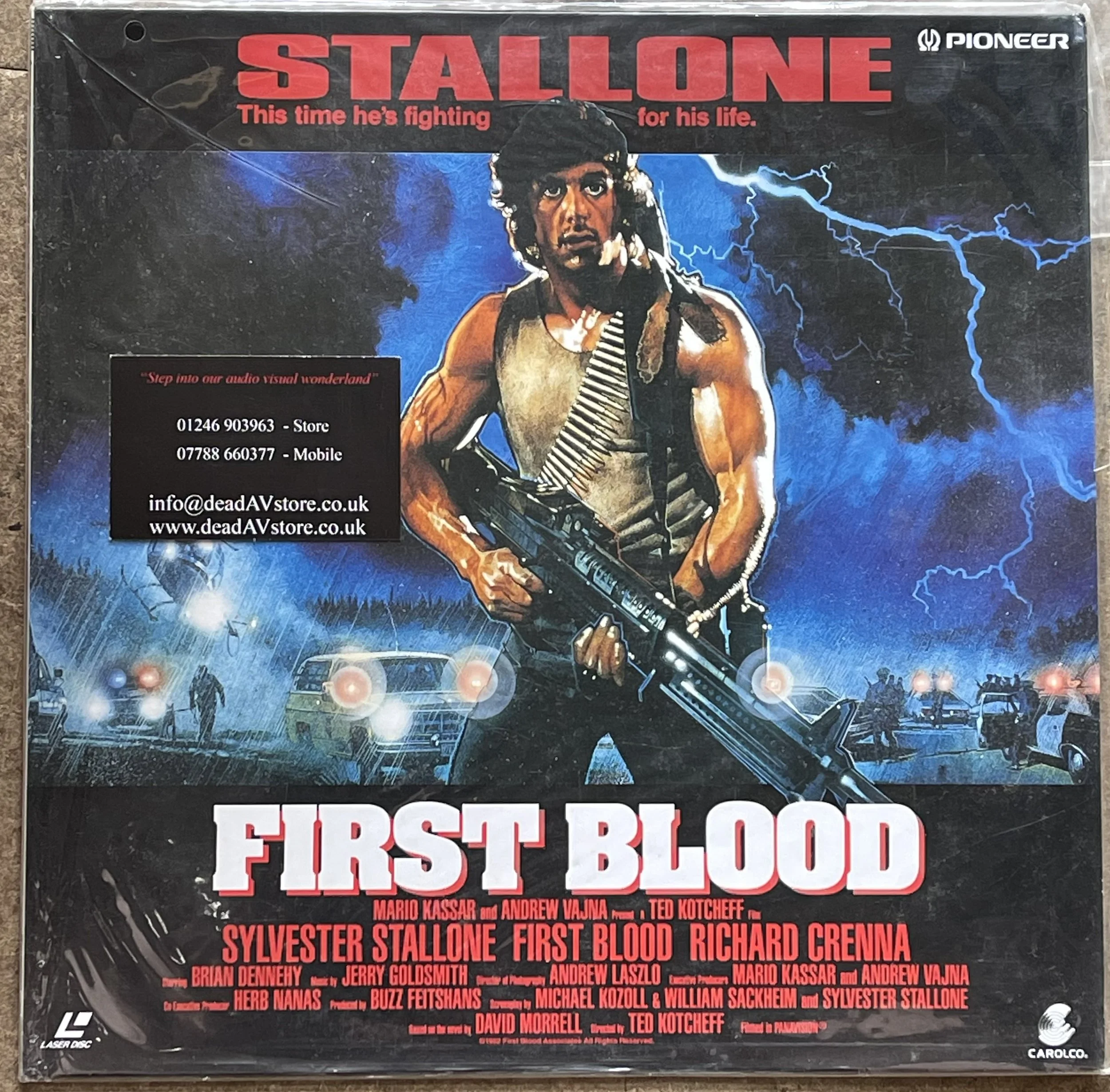 Rambo - First Blood Laserdisc