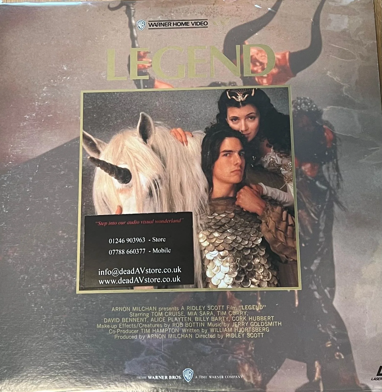 Legend Laserdisc