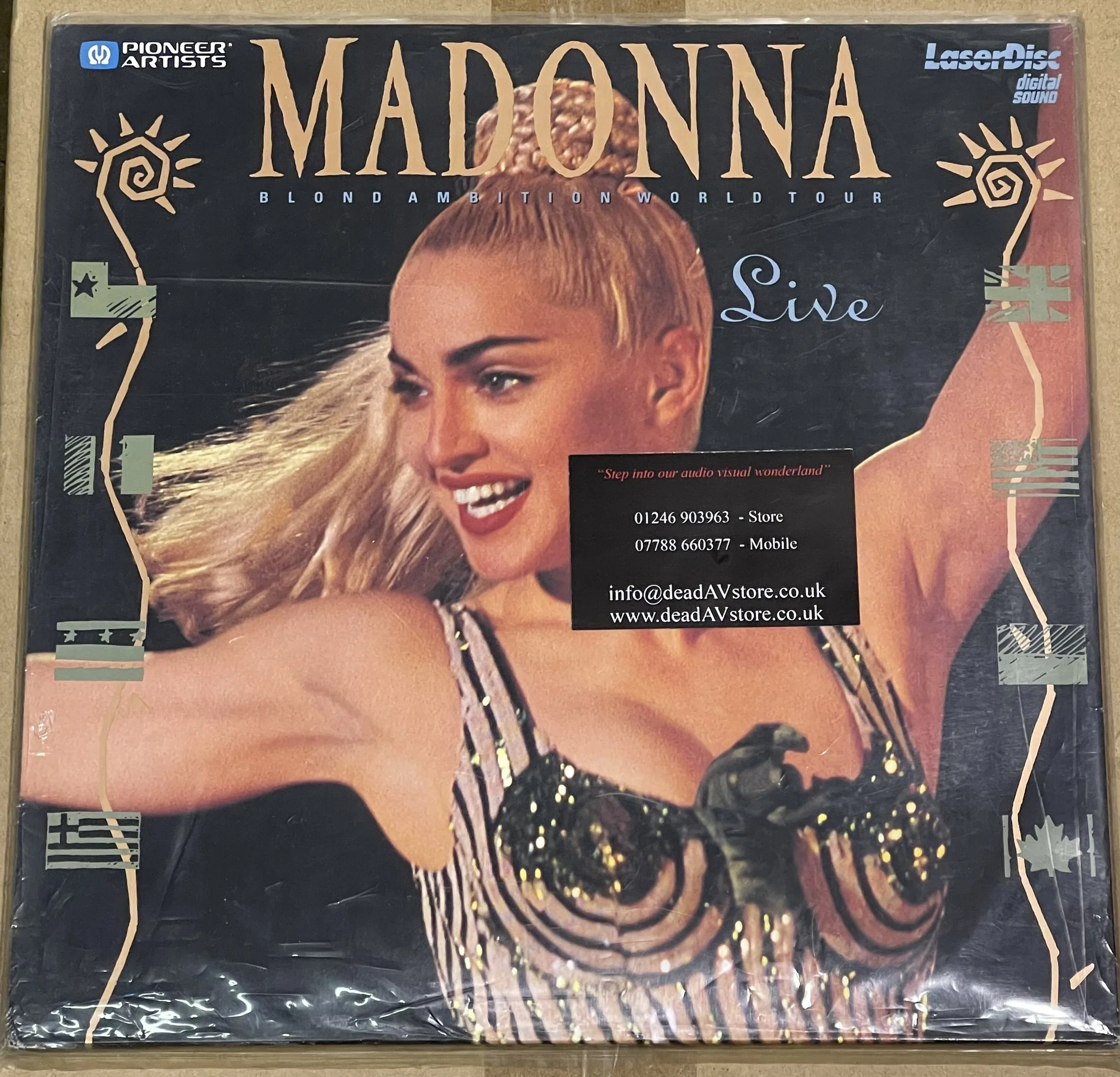 Madonna - Blond Ambition World Tour 90 Laserdisc LD (USA)