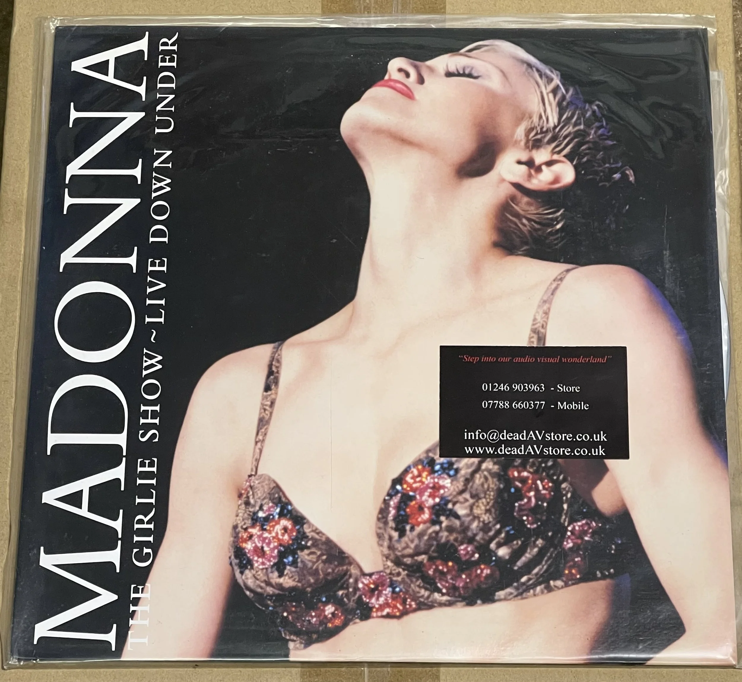 Madonna - The Girlie Show Live Down Under LD Laserdisc