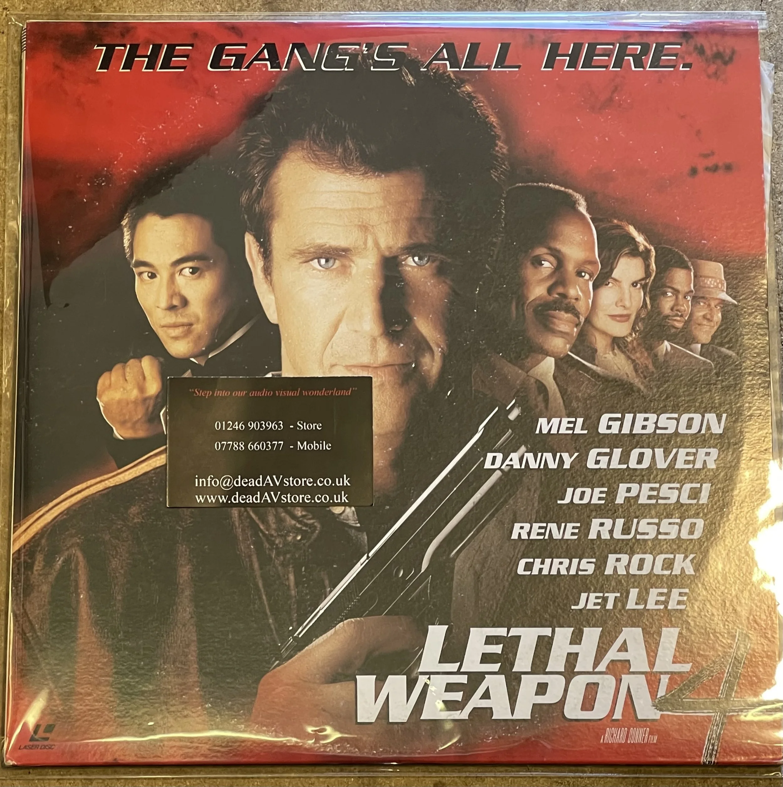 Lethal Weapon 4 Laserdisc