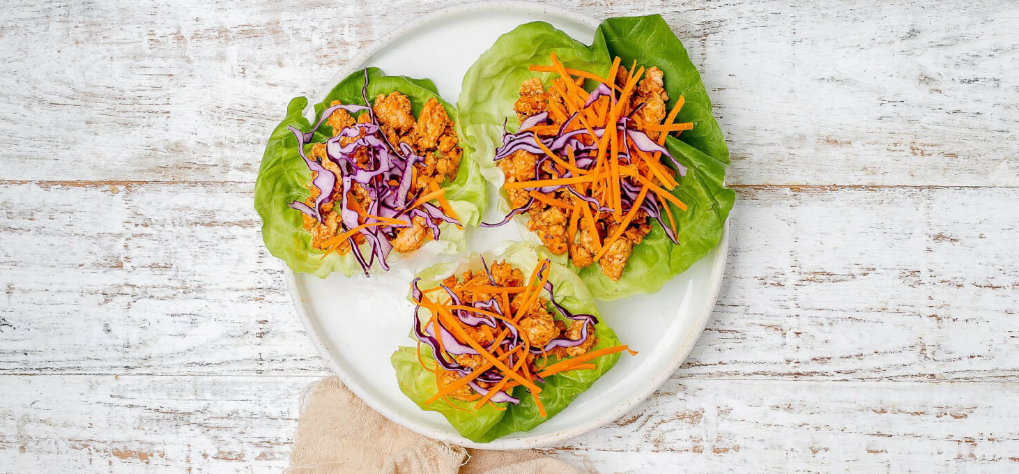 Korean Inspired Turkey Lettuce Cups