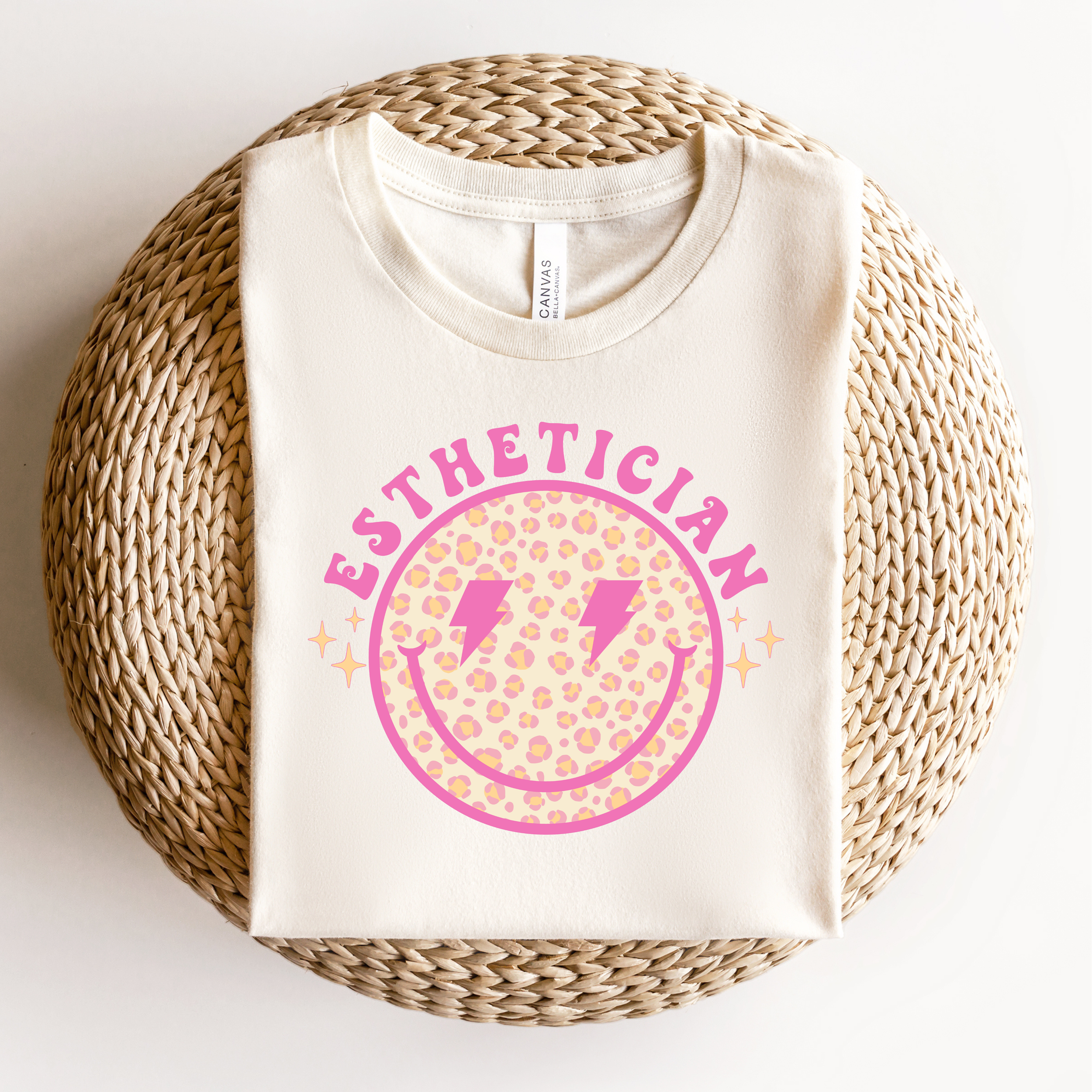 Cheetah Smiles Esthetician T-Shirt! 🐆😊⚡️#1.png