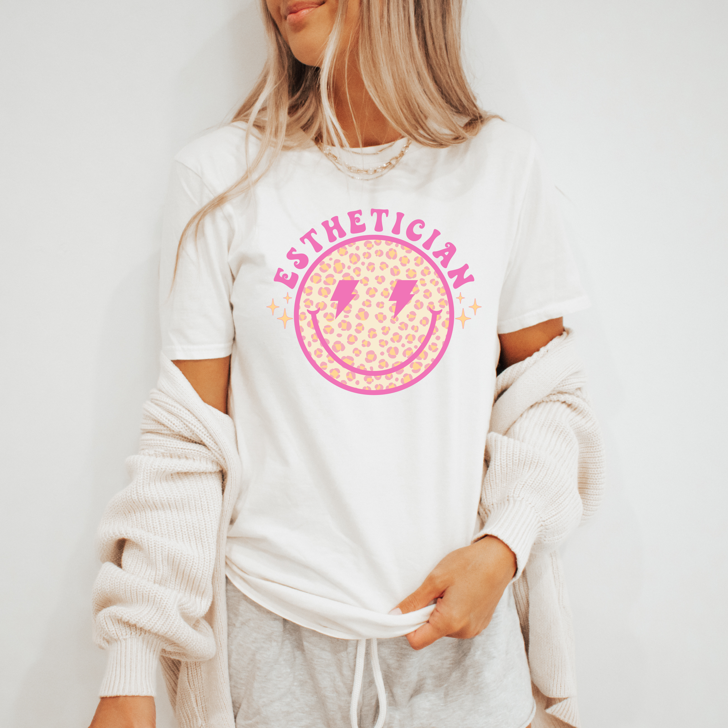 Cheetah Smiles Esthetician T-Shirt! 🐆😊⚡️#2.png