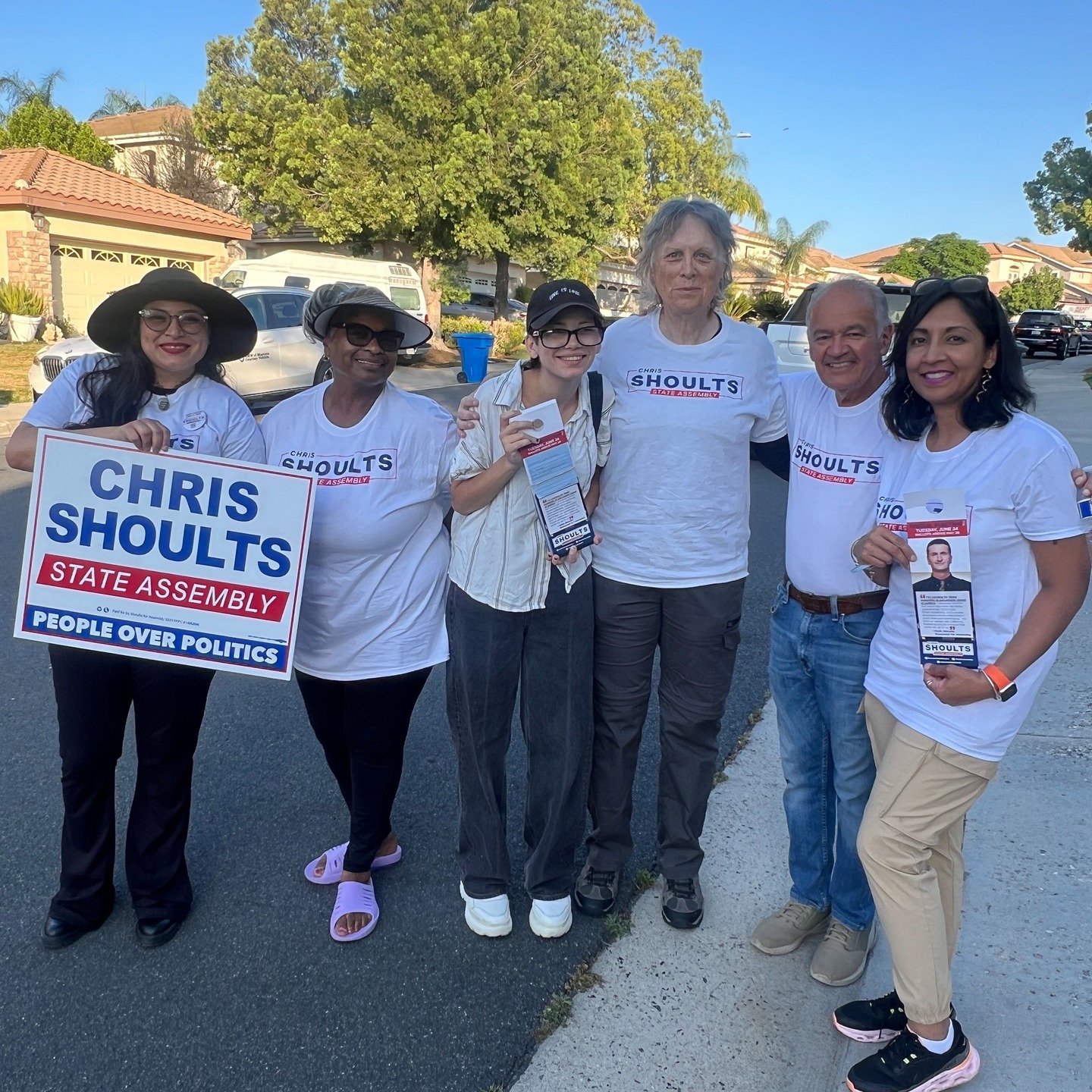 Thank you to the incredible team out knocking doors in Lake Elsinore yesterday!

Your energy, dedication, and commitment to connecting with voters on the ground makes all the difference. Proud to have you on this journey with me! 💪🚪🗳️

#shoults4as