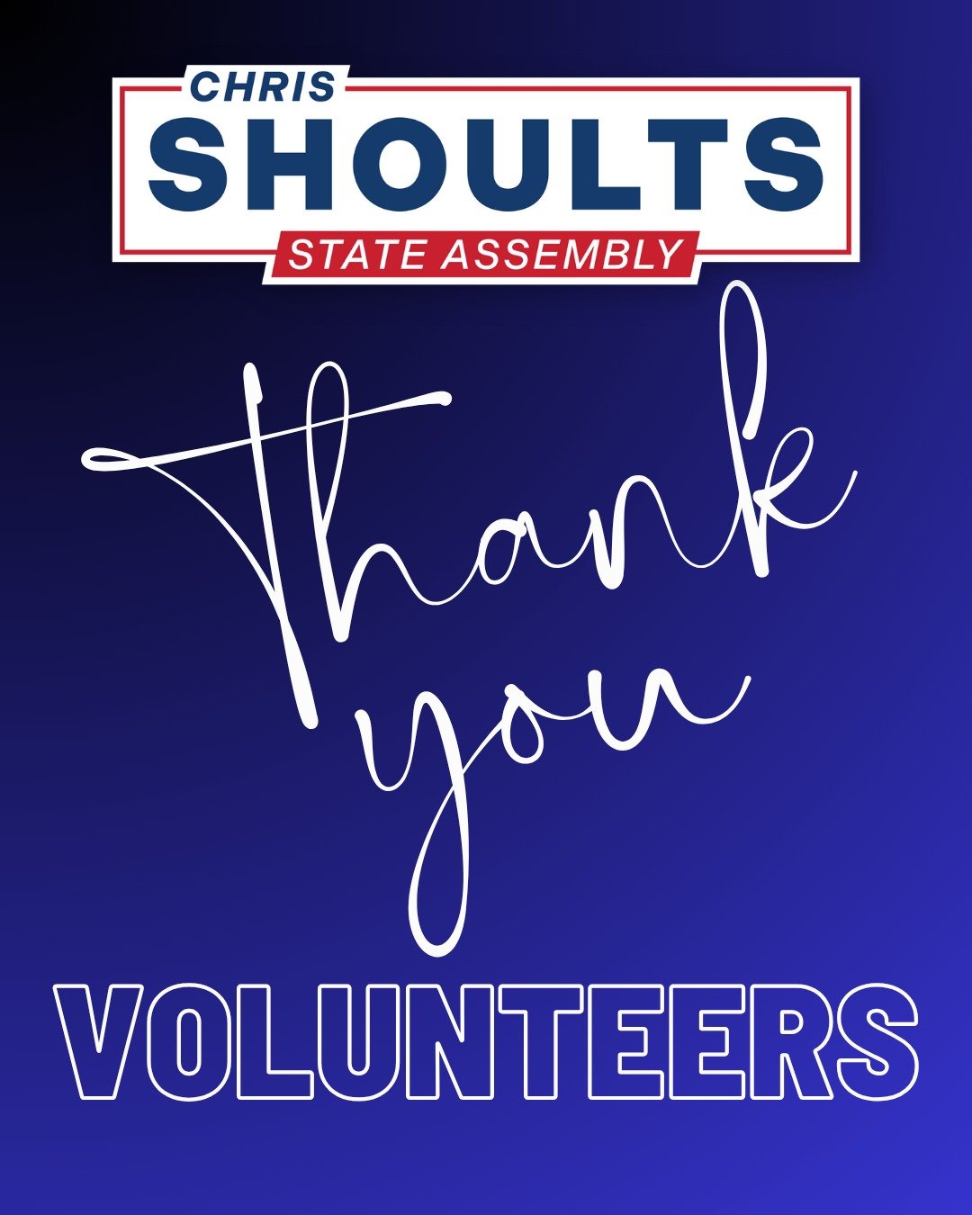 Words cannot do justice to the phenomenal work, energy, and momentum volunteers have brought to this campaign! And the sheer number of people who have volunteered as they can and who have put their faith in me as a candidate has been incredibly humbl