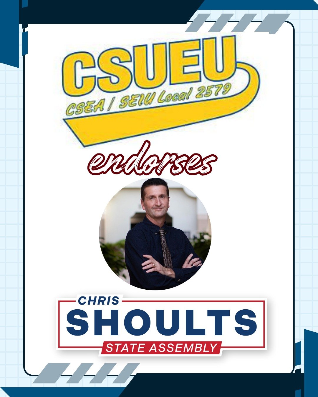 As an educator, I know it takes a village to make any education system work. So, I'm proud to have the support of those who make it happen on the daily for the CSU system!
#shoults4assembly
#specialelection2025
#voteaugust26