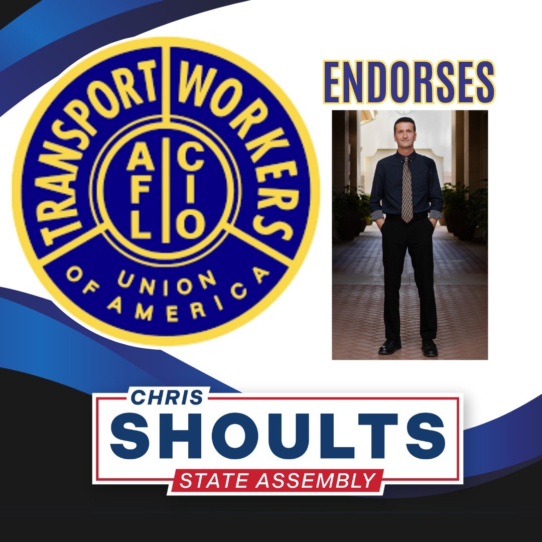 From airline, railroad, and transit to university, utility, and service sectors, TWU's members have your back! And I am proud to have their support.
#shoults4assembly
#UnionStrong
#voteAugust26
